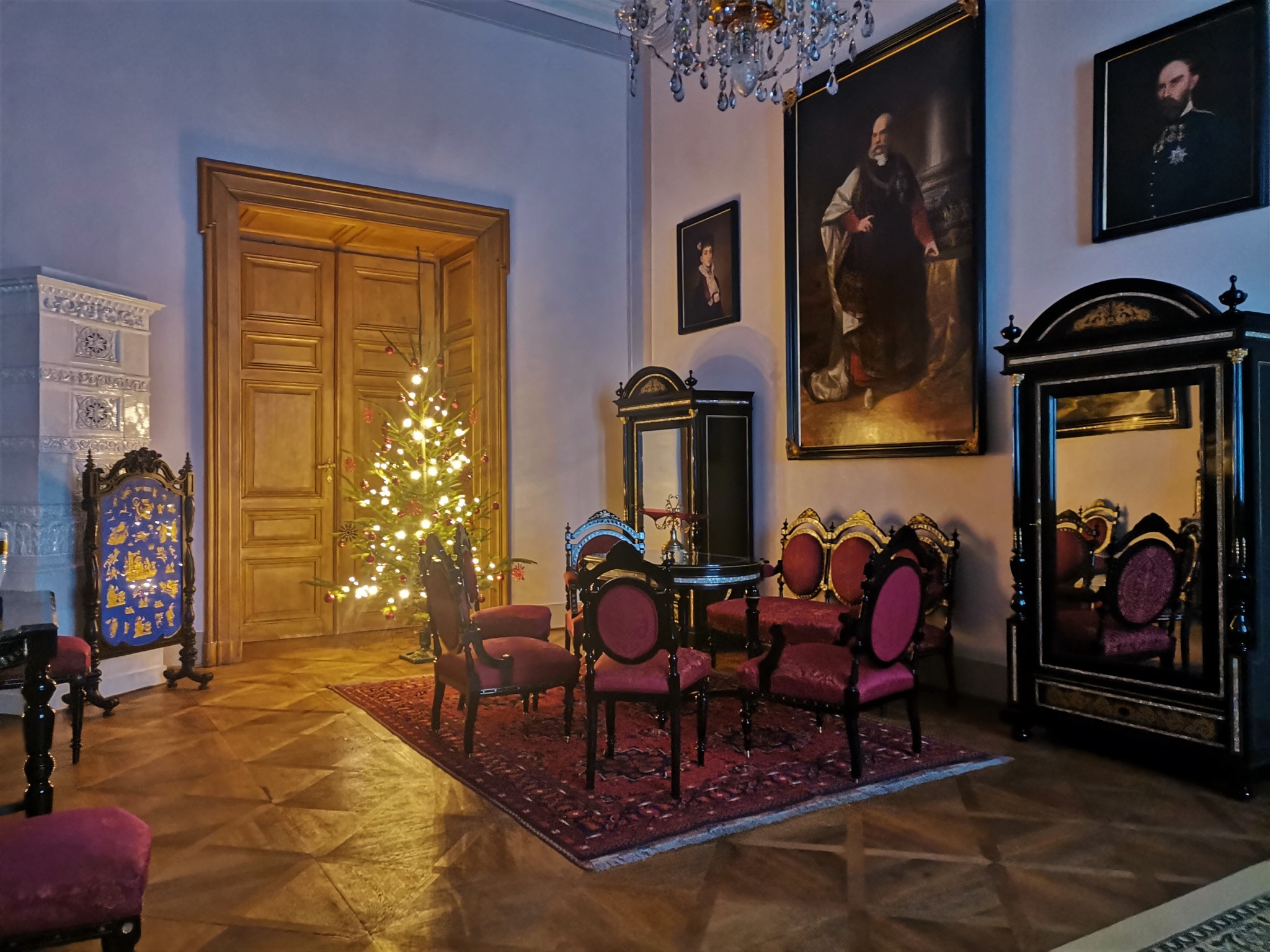 Adventní prohlídky vánočně vyzdobených interiérů