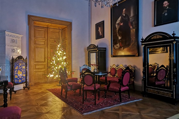 Adventní prohlídky vánočně vyzdobených interiérů