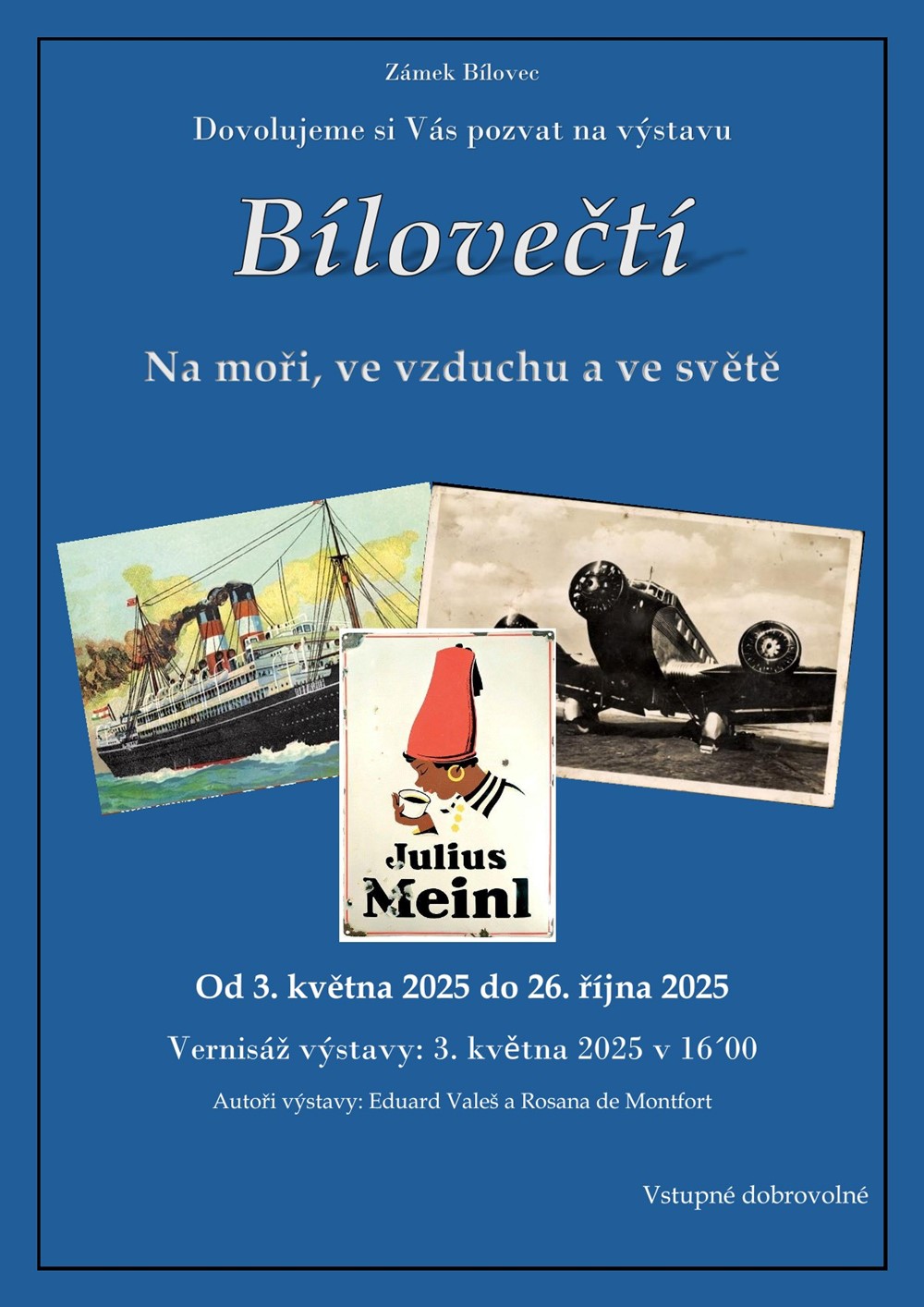 Bílovečtí na moři, ve vzduchu a ve světě