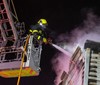 Požár objektu přepravní společnosti ve Pstruží