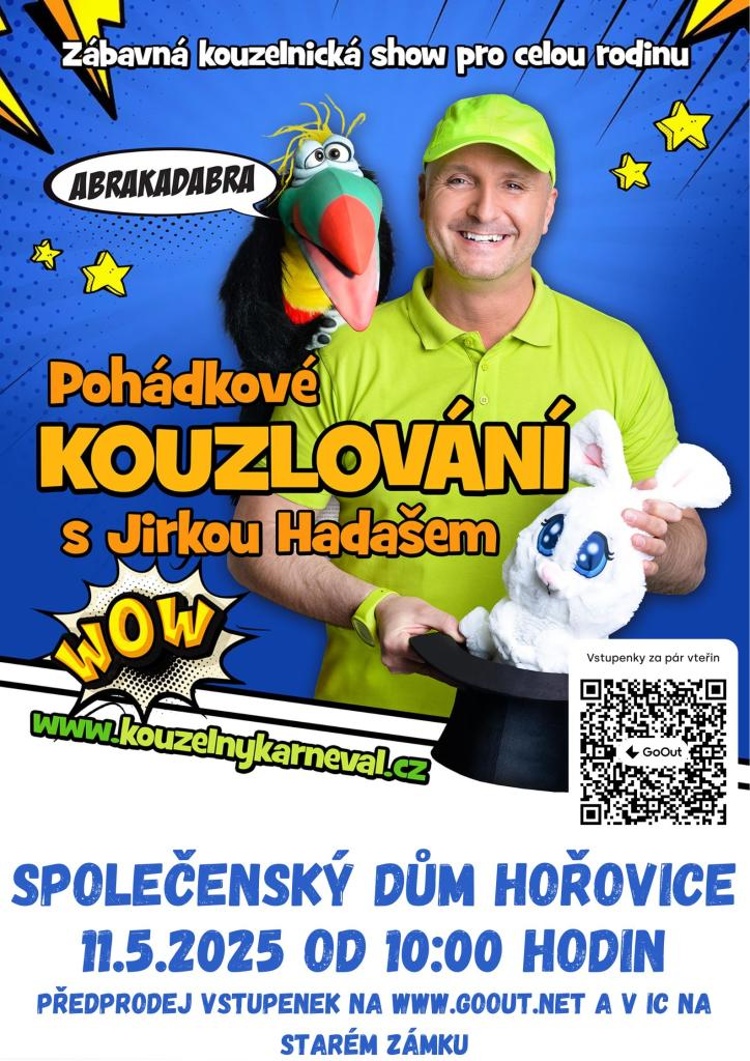Pohádkové kouzlování s Jirkou Hadašem