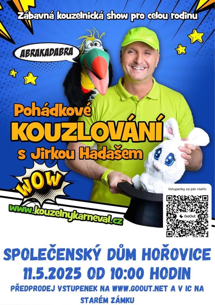 Pohádkové kouzlování s Jirkou Hadašem