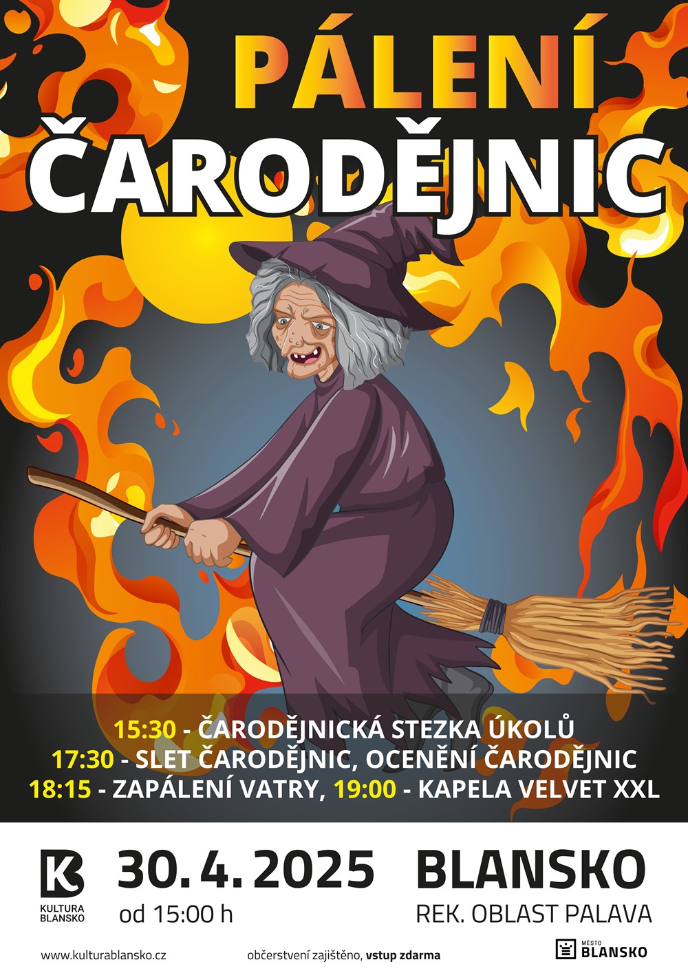 Pálení čarodějnic 2025