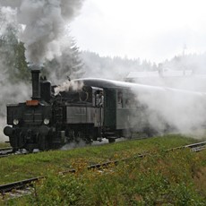 Parní vlaky Kořenov - Harrachov