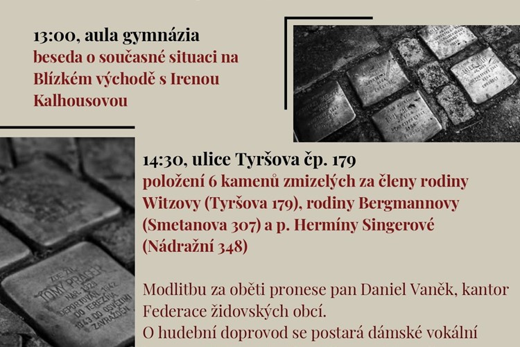 Polička si opět připomene židovské oběti holocaustu. Ve městě budou odhaleny nové kameny zmizelých