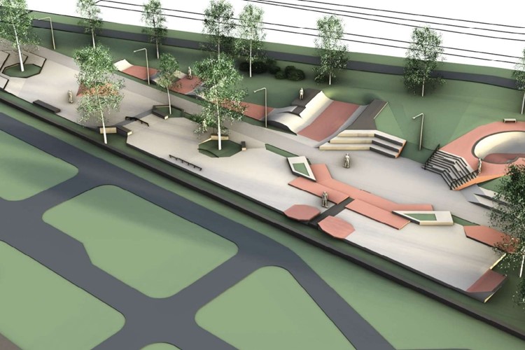Nový volnočasový park pro skateboardisty a koloběžkáře v Bohnicích: Sen se stává skutečností