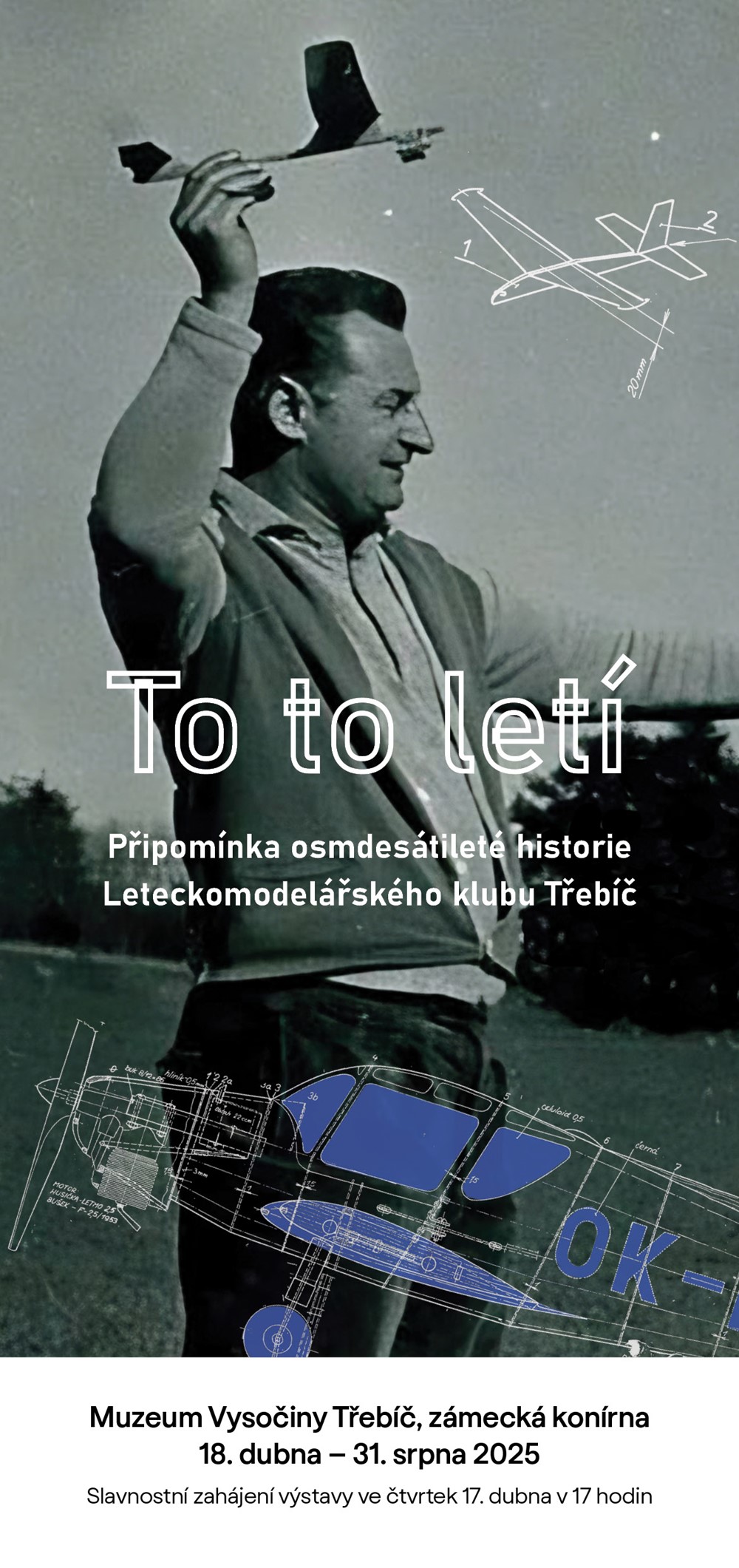 To to letí. Výstava přibližuje historii Leteckomodelářského klubu Třebíč