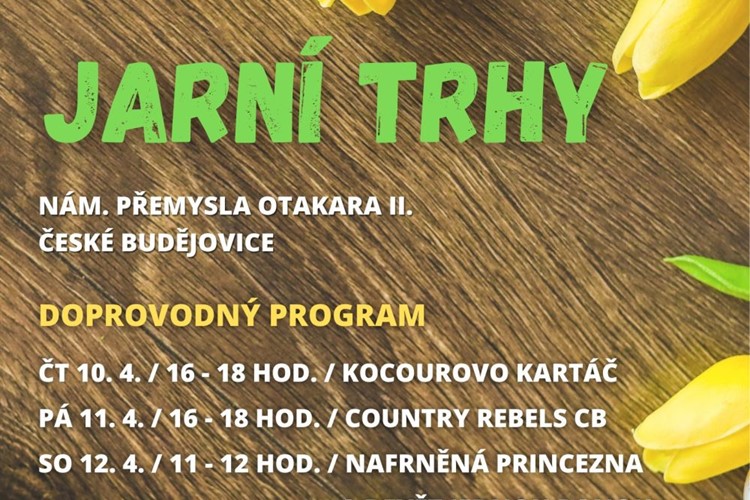 Na českobudějovickém náměstí můžete koupit kraslice