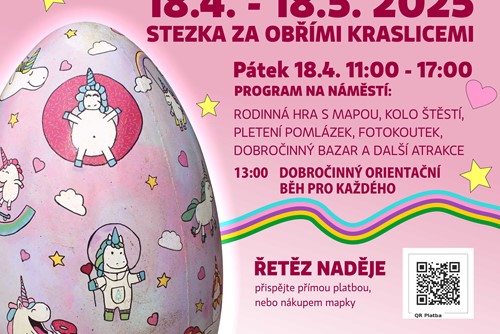 Velikonoce na Hluboké - právě se malují obří vejce!