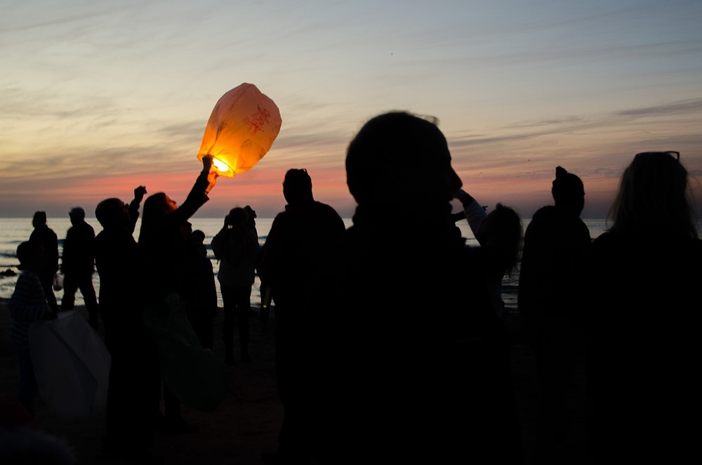 Lampionový průvod a ohňostroj