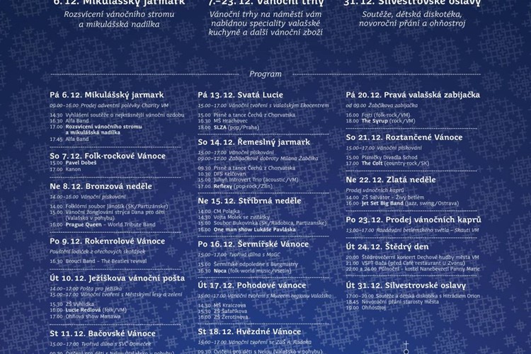 Vánoční trhy nabídnou Slzu, Annu K, Lukáše Pavláska a ještě mnohem víc 