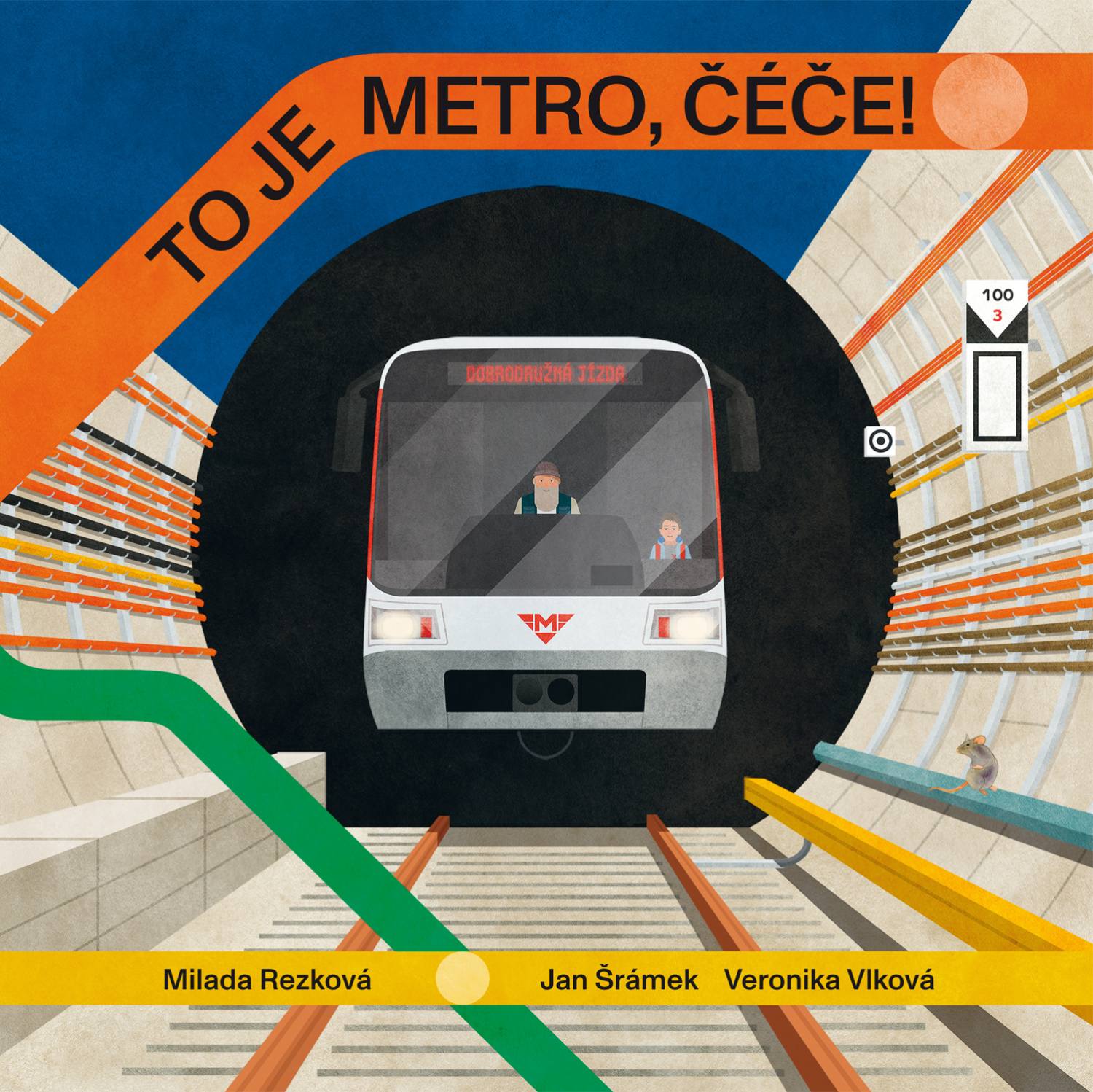 Vychází první dětská kniha o pražském metru. Nabízí propracované ilustrace i příběh chlapce a jeho dědečka
