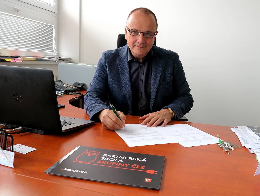 Skupina ČEZ má 66 partnerských škol. Nejnovějším přírůstkem je Střední škola stavební a strojní v Teplicích 