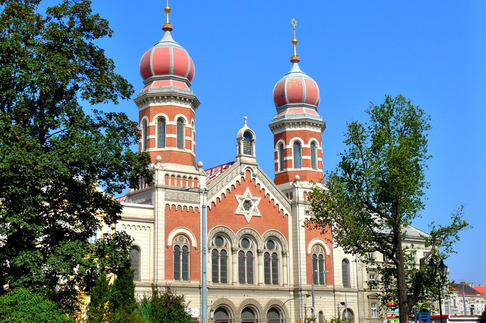 Velká synagoga v Plzni.