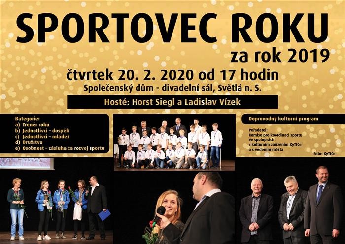 Ve Světlé nad Sázavou vyhlásí nejlepší sportovce města roku 2019