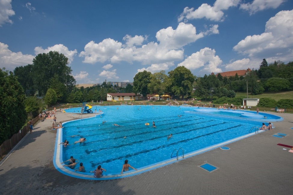 Městské koupaliště Ždánice. 